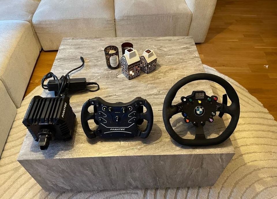 Fanatec Simracing Set – CSL DD 8Nm + CSL GT3 + BMW M3 GT2, Computers en Software, Joysticks, Ophalen of Verzenden, Zo goed als nieuw