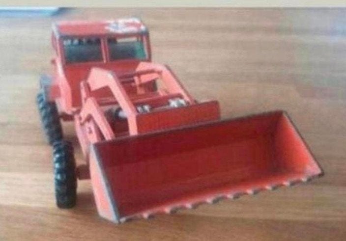 Matchbox King Size Hatra Tractor Shovel K-3 |Lesney jaren 60, Ophalen of Verzenden, Gebruikt, Overige typen, Matchbox