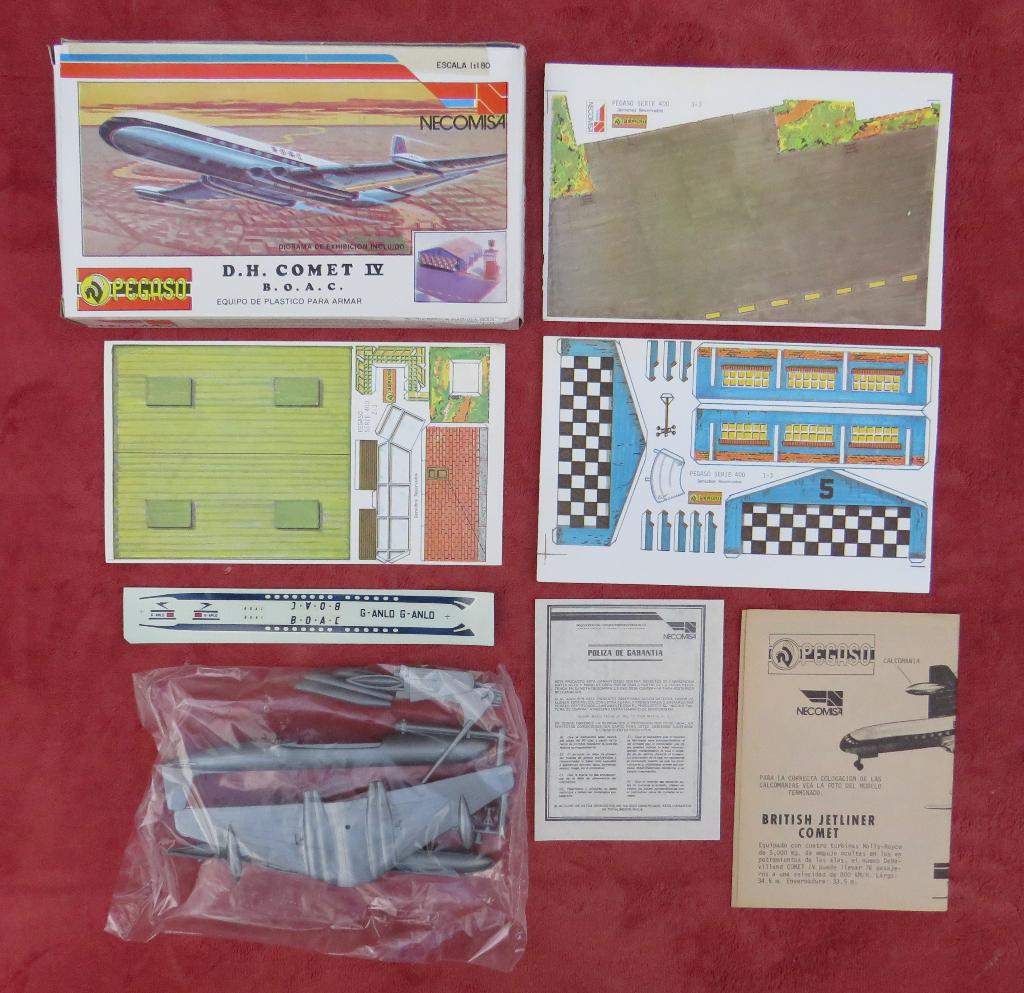 Pegaso Necomisa. De Havilland Comet IV, BOAC, Overige merken, 1:144 tot 1:200, Nieuw, Ophalen of Verzenden