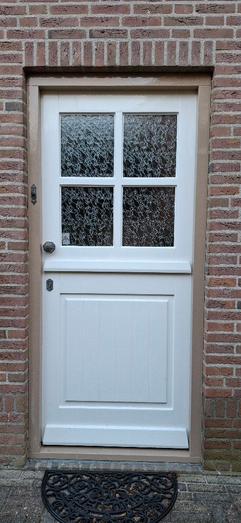 Hardhouten voordeur, Ophalen, Gebruikt, 80 tot 100 cm, Buitendeur