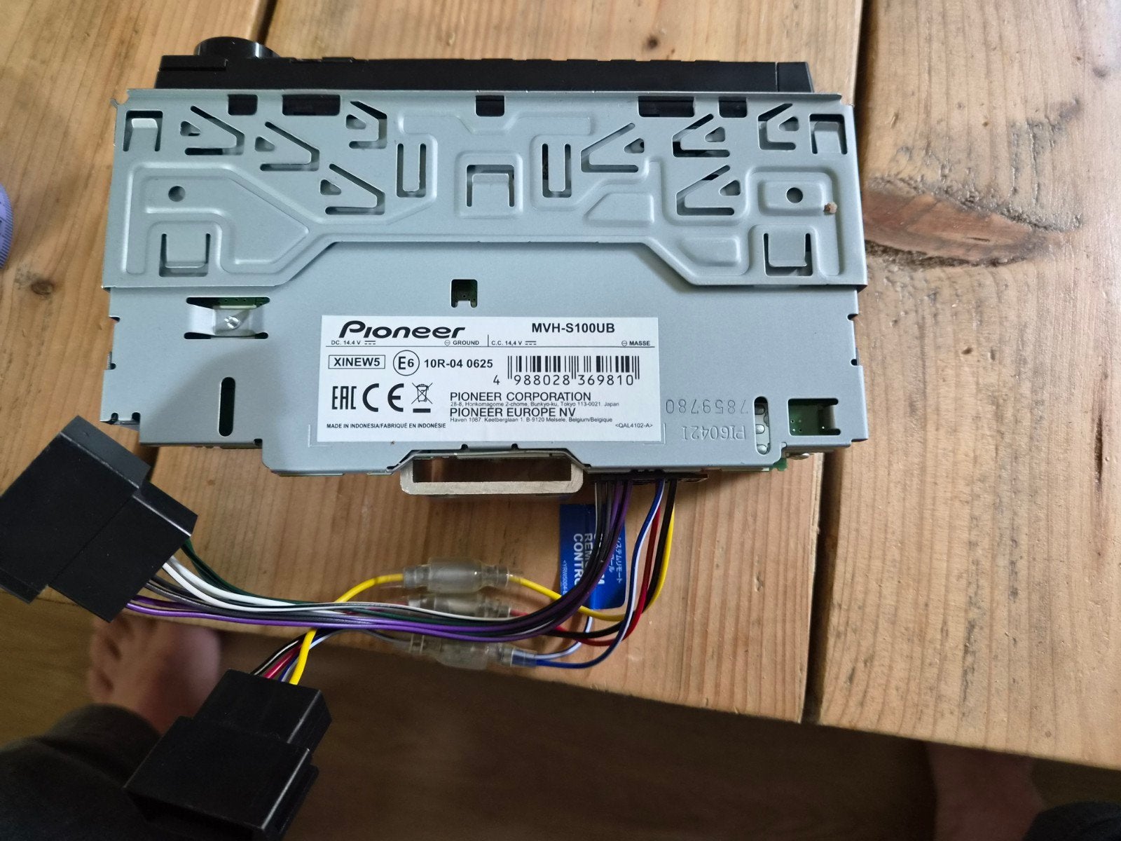 Pioneer MVH-S100UB Autoradio - USB/AUX, Ophalen, Gebruikt
