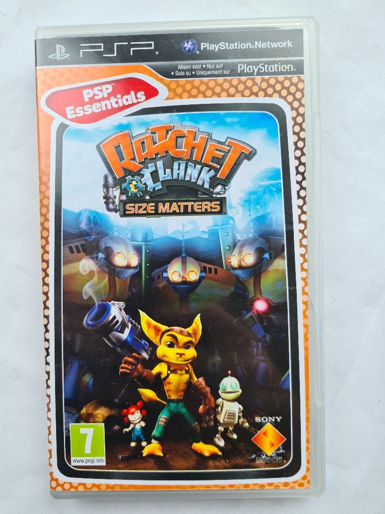 RATCHET CLANK size matters, Gebruikt, 1 speler, Racen en Vliegen, Ophalen of Verzenden