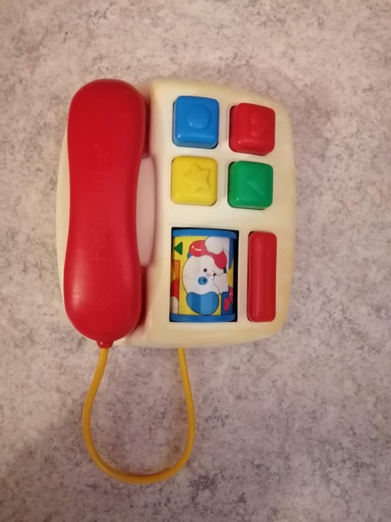 Vintage Fisher-Price Telefoon Speelgoed, Kinderen en Baby's, Speelgoed | Babyspeelgoed, Ophalen of Verzenden