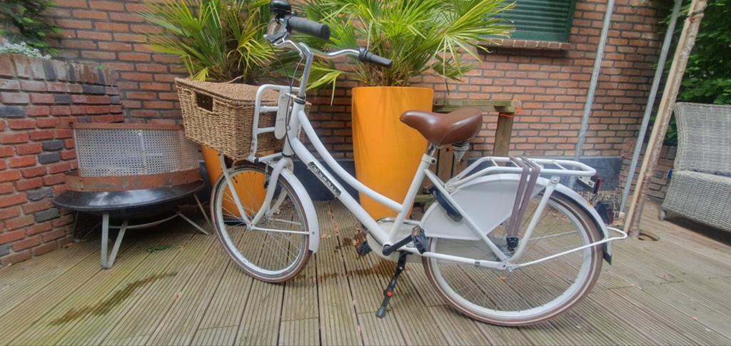 Popal meisjesfiets 24 inch, 3 versnellingen, mand voorop, Ophalen, Terugtraprem, 24 inch, Versnellingen