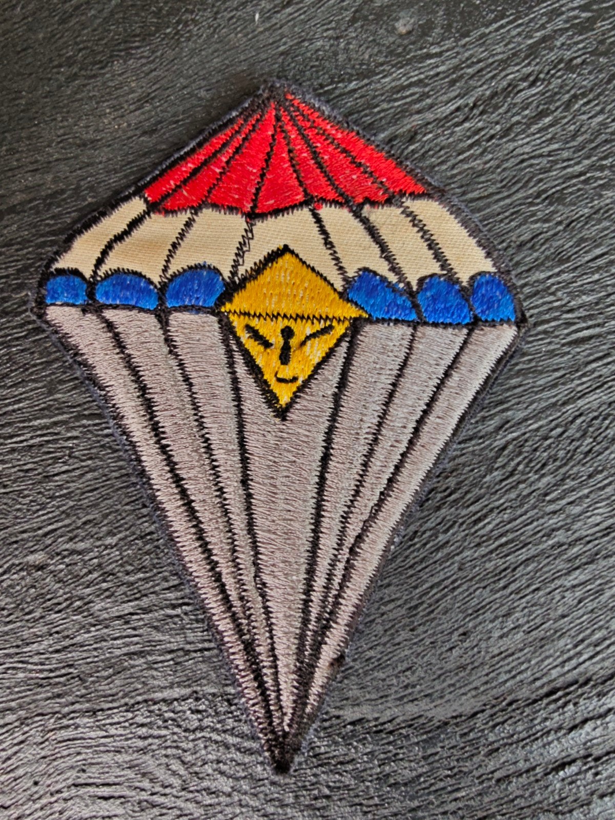 US ARMY AIRBORNE WIDOW MAKER PATCH Vietnam periode aanmaak, Ophalen of Verzenden, Landmacht, Amerika, Embleem of Badge