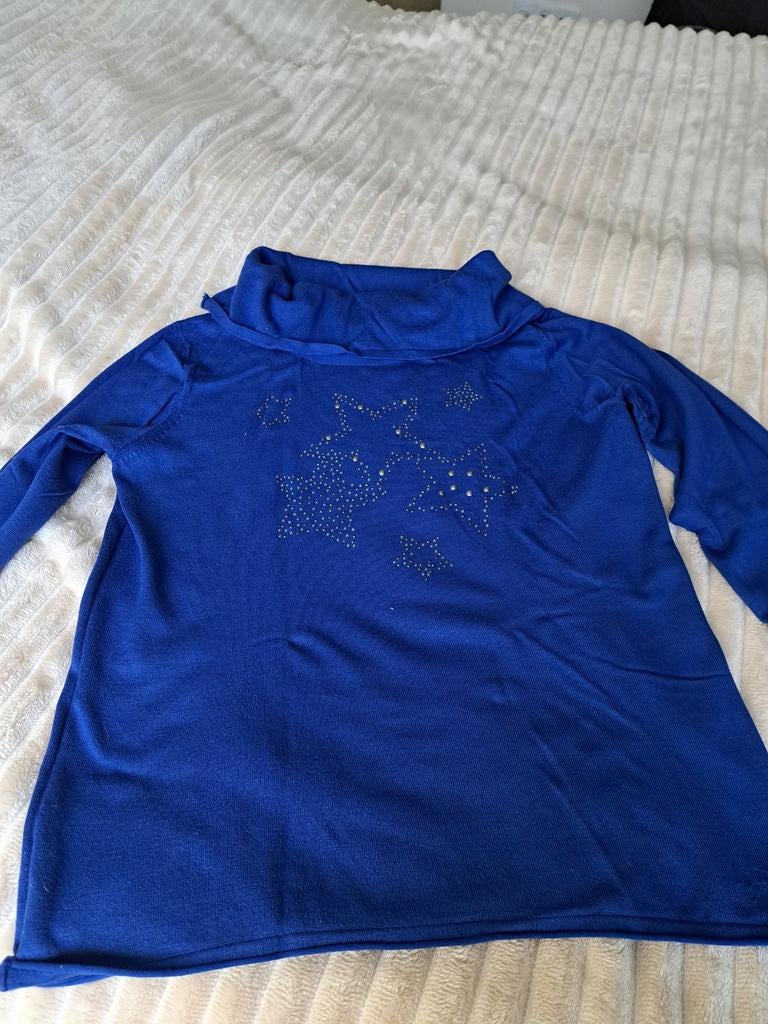 Betty Barclay trui L met strass, Blauw, Maat 42/44 (L), Betty Barclay, Ophalen of Verzenden