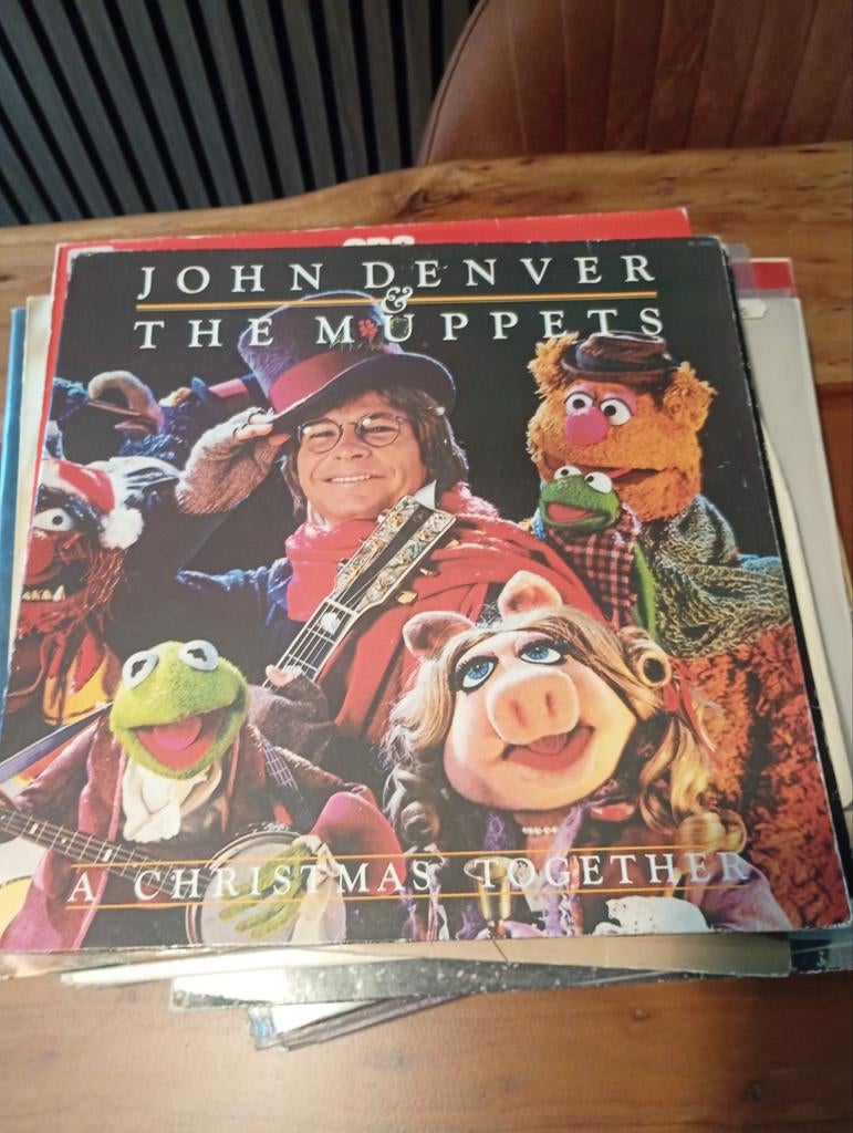 John Denver & The Muppets - A Christmas Together LP, Ophalen of Verzenden, Gebruikt, 12 inch