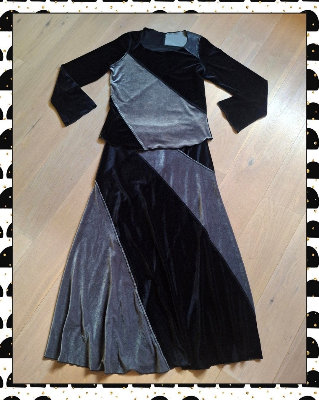 DIDI. Mooie (vintage look) rok & top. Mt 38, Verzenden, Zo goed als nieuw