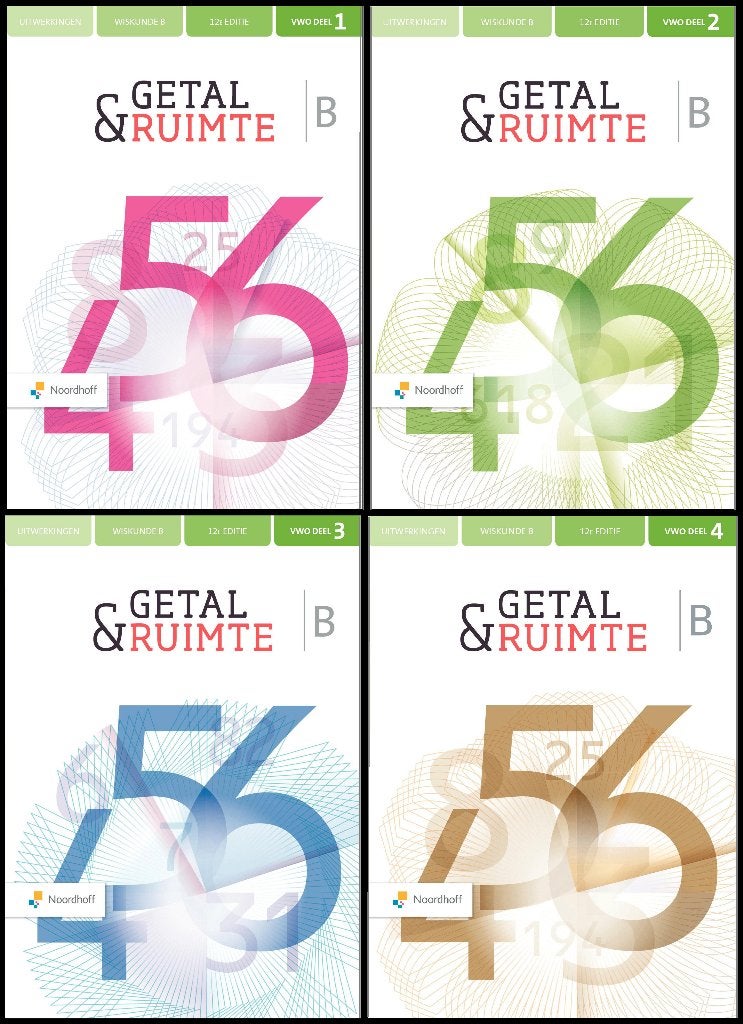 Uitwerkingen Getal & Ruimte VWO B Deel 1 t/m 4. 12e editie, Boeken, VWO, Nieuw, Ophalen of Verzenden, Wiskunde B