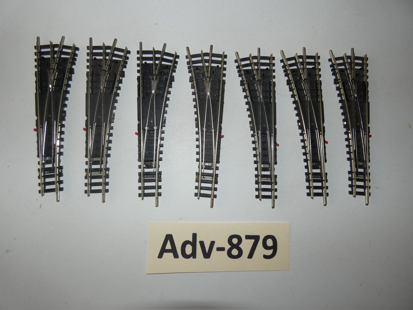 Afv-879 N Spoor Rechte Wissels 14936/37 Minitrix, Gebruikt, Gelijkstroom, Trix, Rails