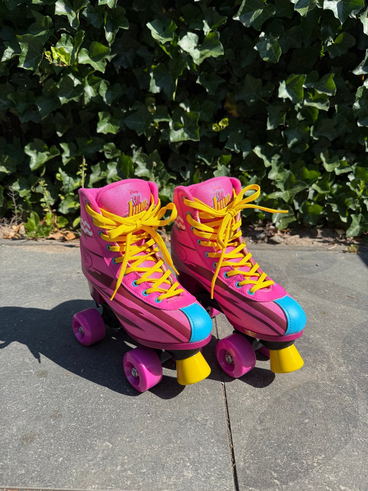 Disney Roces rolschaatsen roze– 1x gedragen - Maat 36/37, Kinderen en Baby's, Speelgoed | Buiten | Rolschaatsen, Ophalen of Verzenden