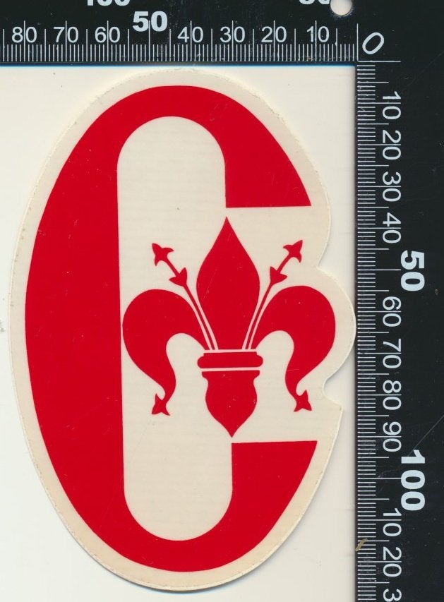 Sticker: Conte of Florence (3), Ophalen of Verzenden, Zo goed als nieuw, Bedrijf of Vereniging