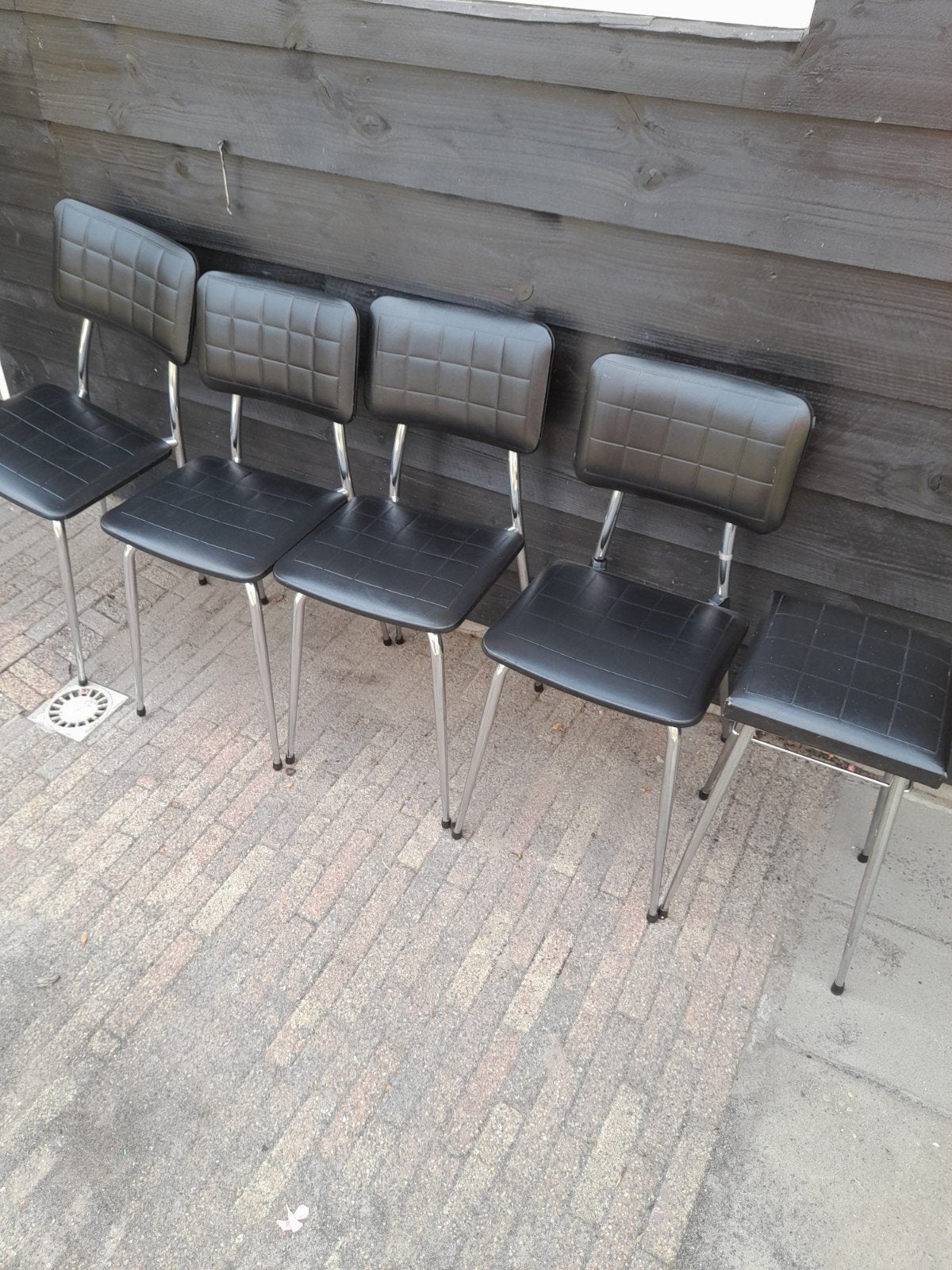 Brabantia stoelen, Ophalen, Zwart