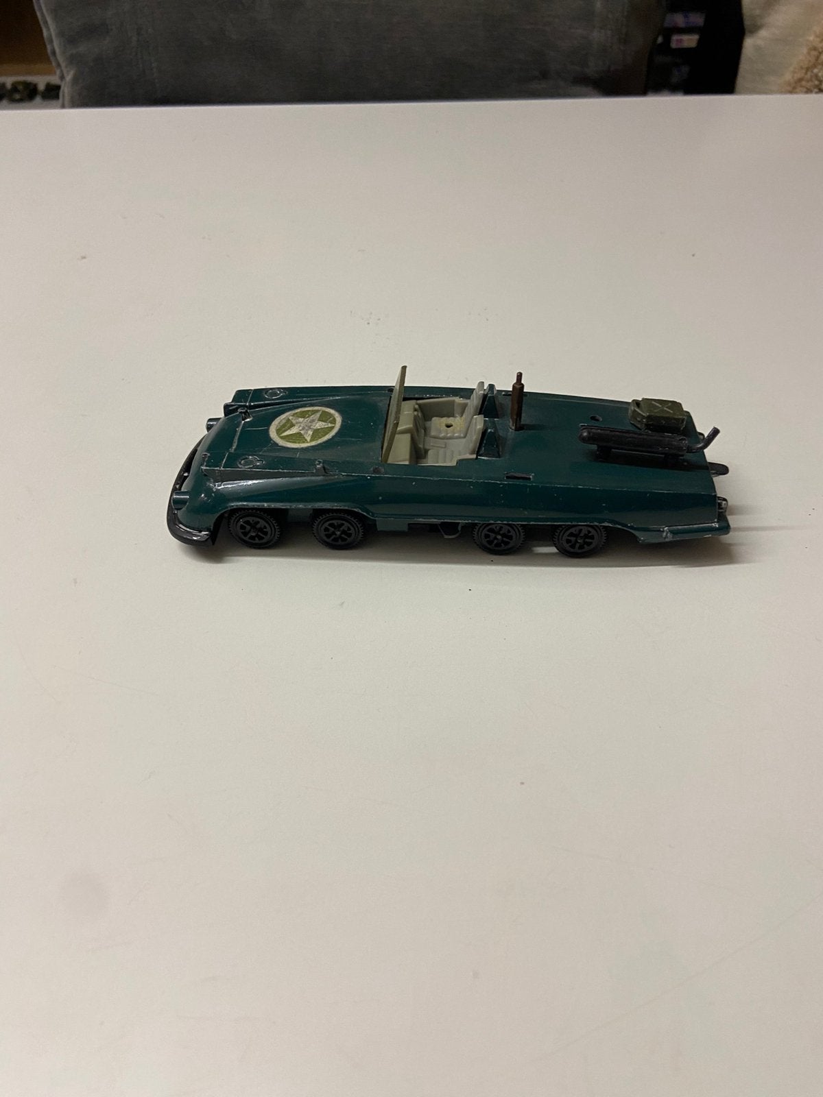 Dinky militair 602 armored command car, Antiek en Kunst, Ophalen of Verzenden