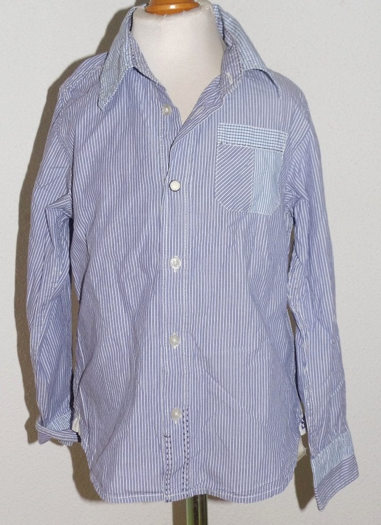 mooi Scotch & Soda Shrunk overhemd maat 8 - 128, Overhemd of Blouse, Scotch Shrunk, Ophalen of Verzenden, Zo goed als nieuw