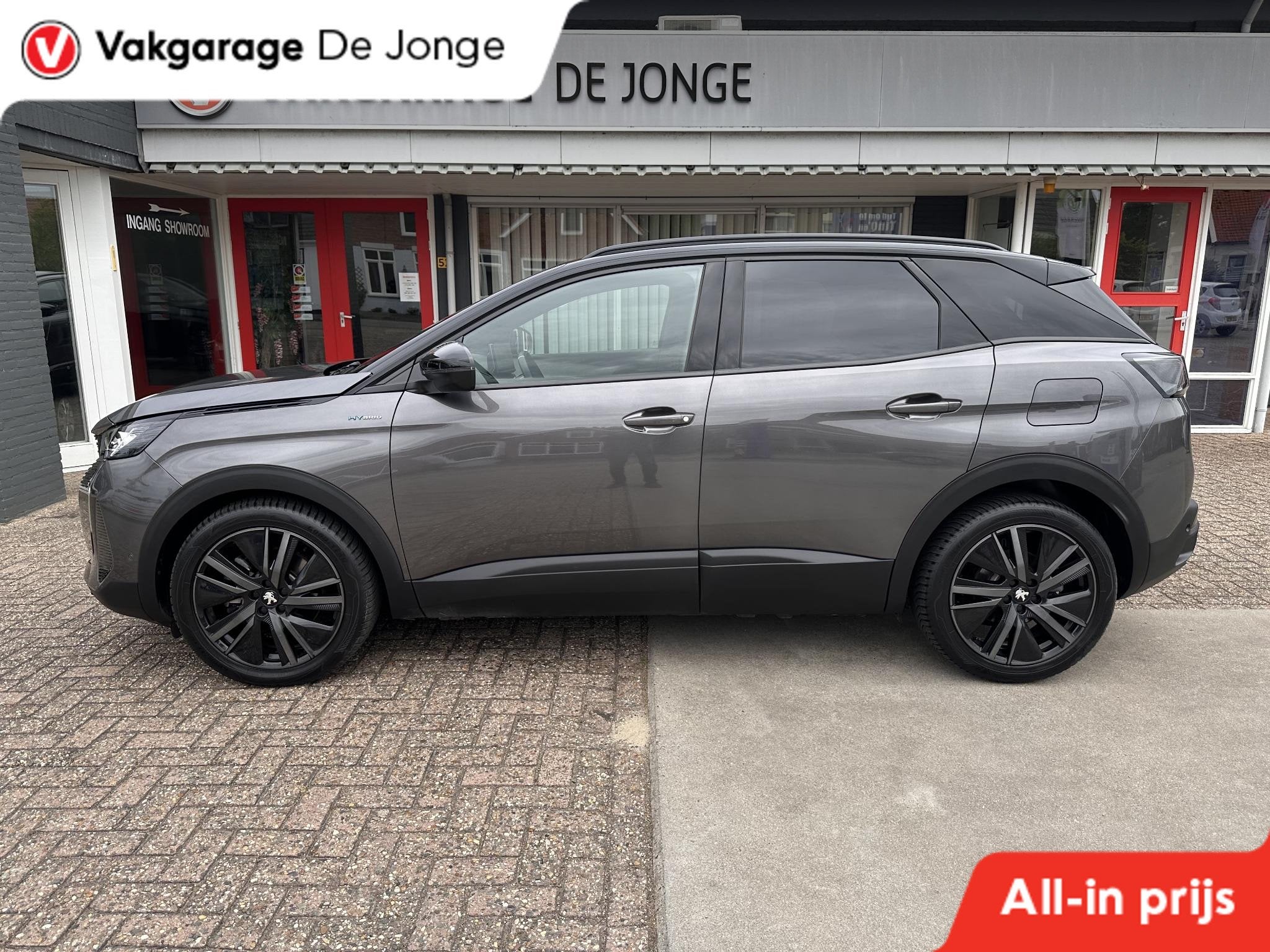 Peugeot 3008 1.6 HYbrid 225 GT Black Pack, Auto's, 12 maanden, Euro 6, Leder, 71 km/l