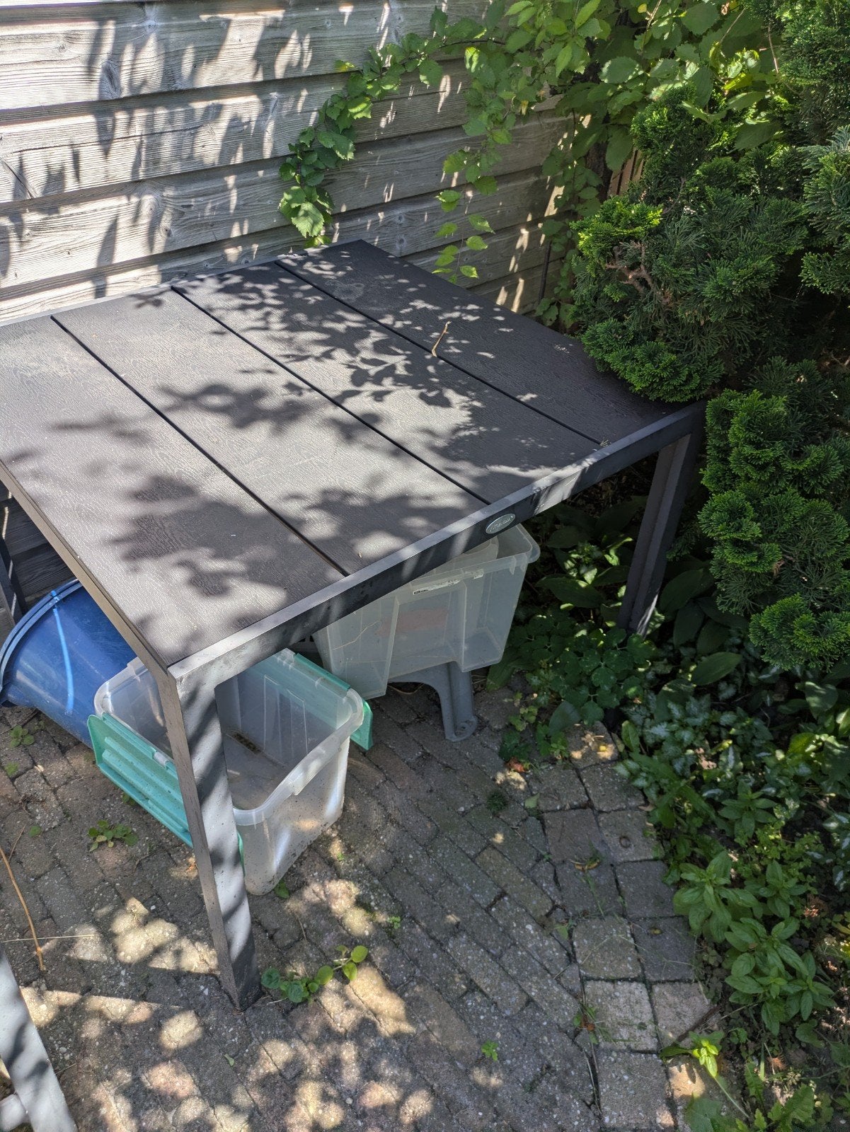Tuintafel Jutlandia 90x90, Ophalen, Gebruikt, Rechthoekig