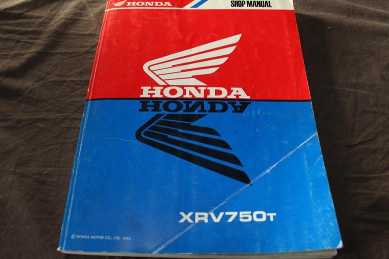 Honda XRV750 t Africa Twin 1995 motorcycle shop manual XRV, Ophalen of Verzenden, Honda