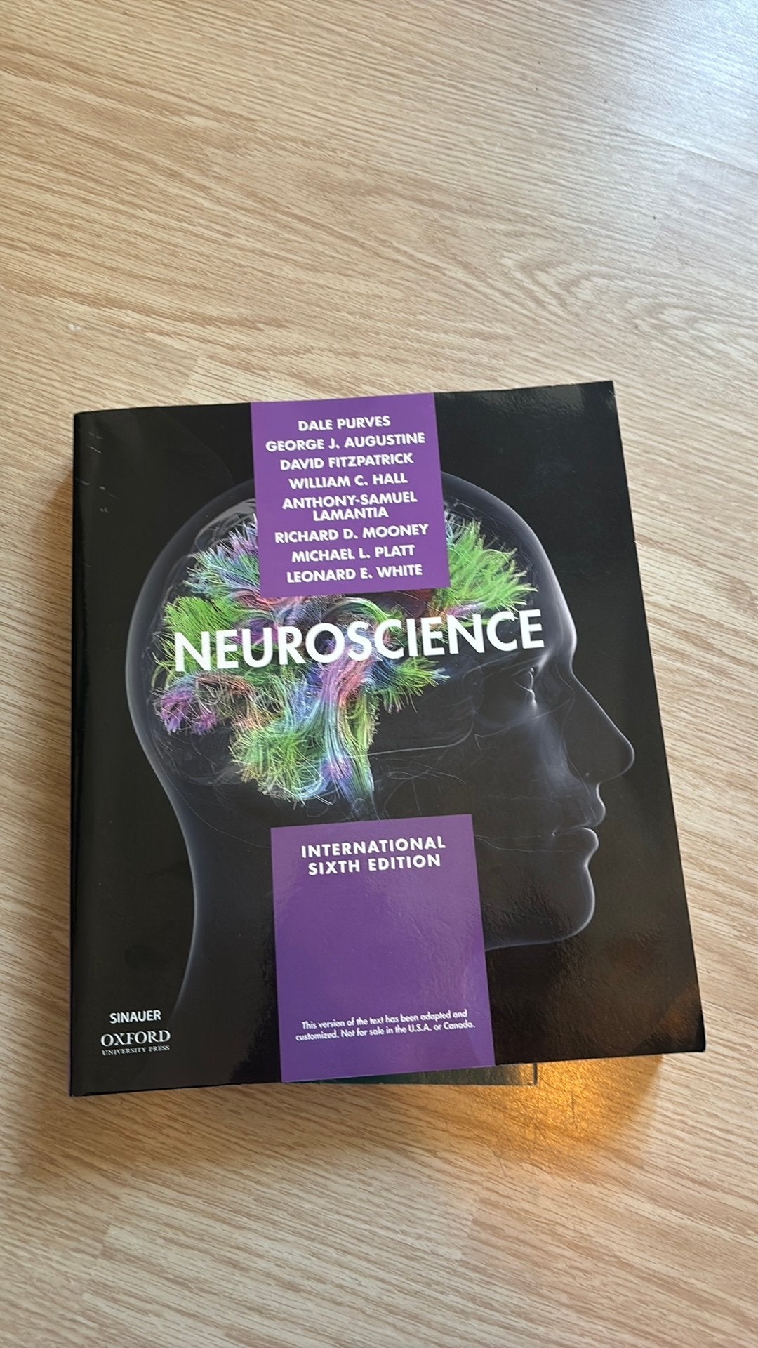 Neuroscience 6e ISE, Ophalen, Beta, Zo goed als nieuw, WO