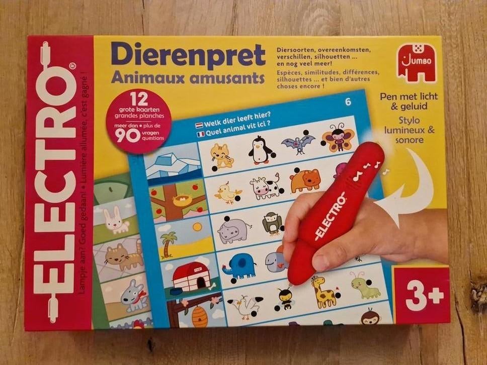 Jumbo Electro Dierenpret - Educatief spel als nieuw, Ophalen of Verzenden, Zo goed als nieuw, Elektronica, Met licht