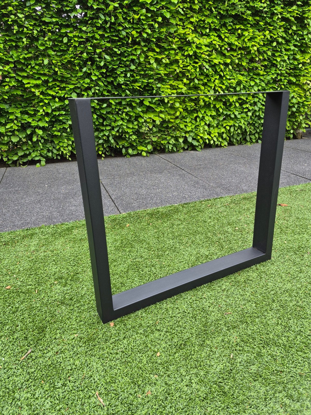 Zwarte metalen tafelpoten - Set van 2, Huis en Inrichting, Tafelonderdelen, Ophalen, Tafelpoot, Minder dan 50 cm, 50 tot 100 cm