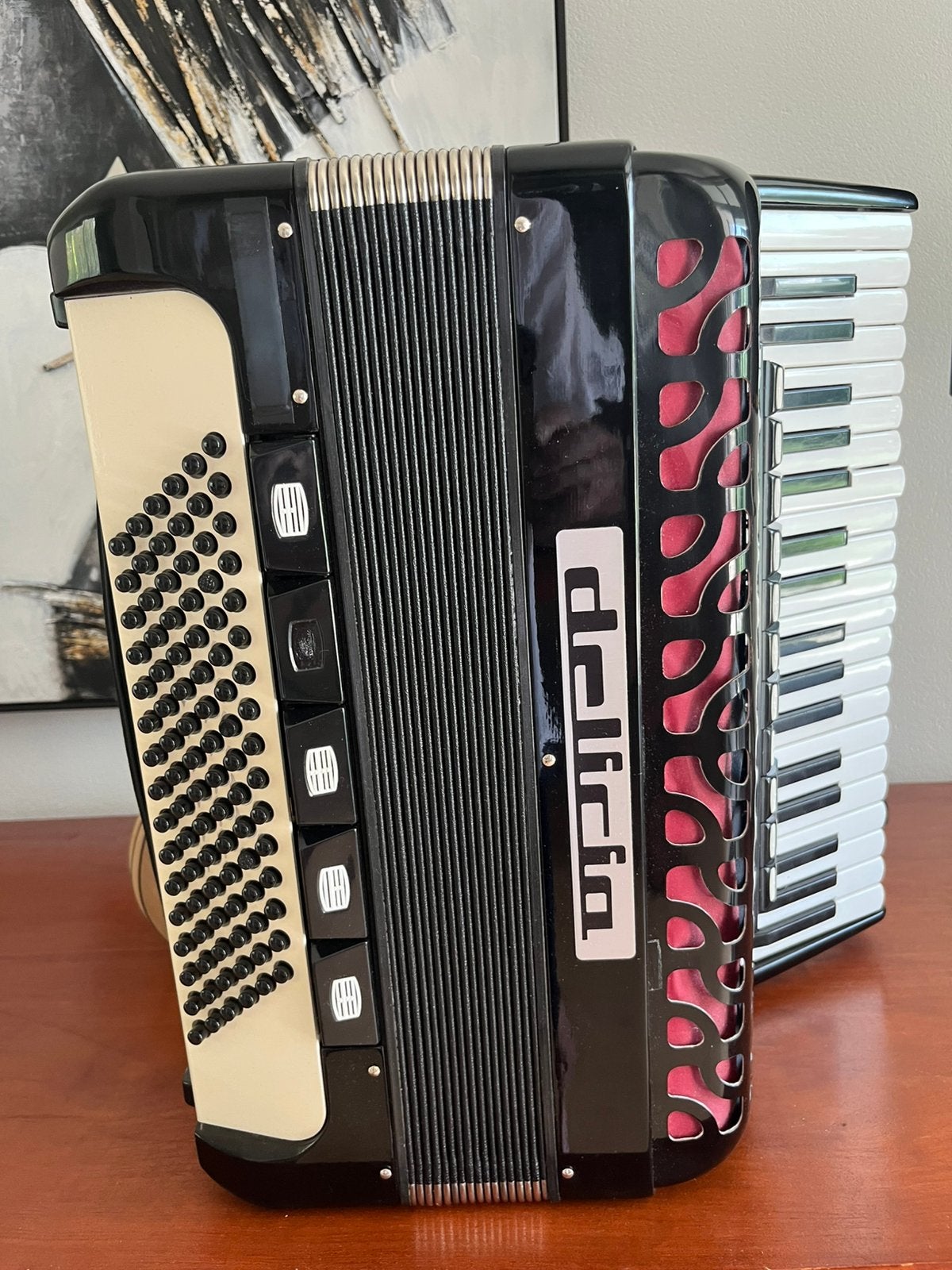 DELICIA ACCORDEON, Muziek en Instrumenten, Accordeons, Ophalen of Verzenden, 96-bas, Toetsaccordeon, Overige merken