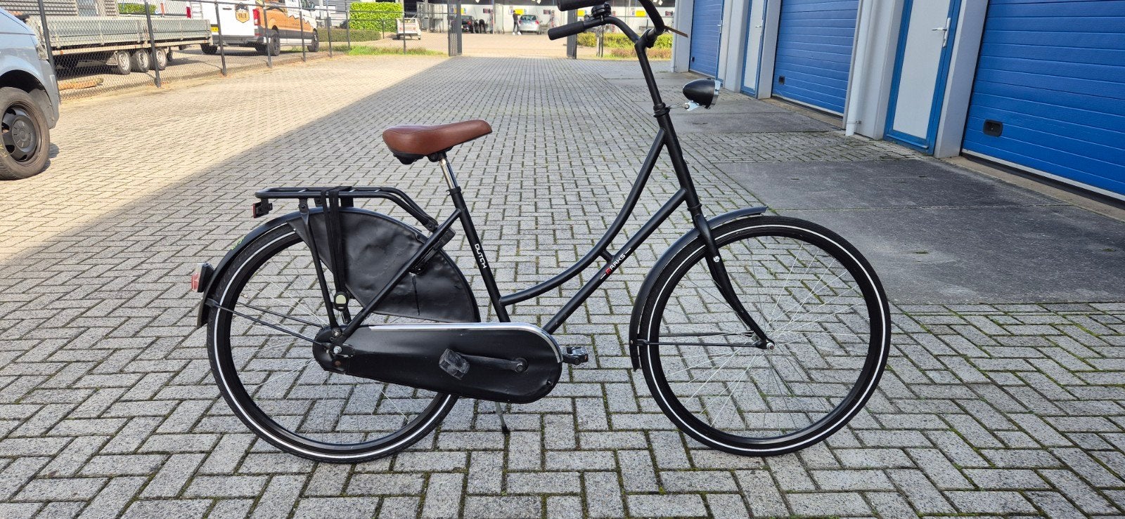 Zwarte Omafiets, 50 tot 53 cm, Ophalen, Zo goed als nieuw, Terugtraprem