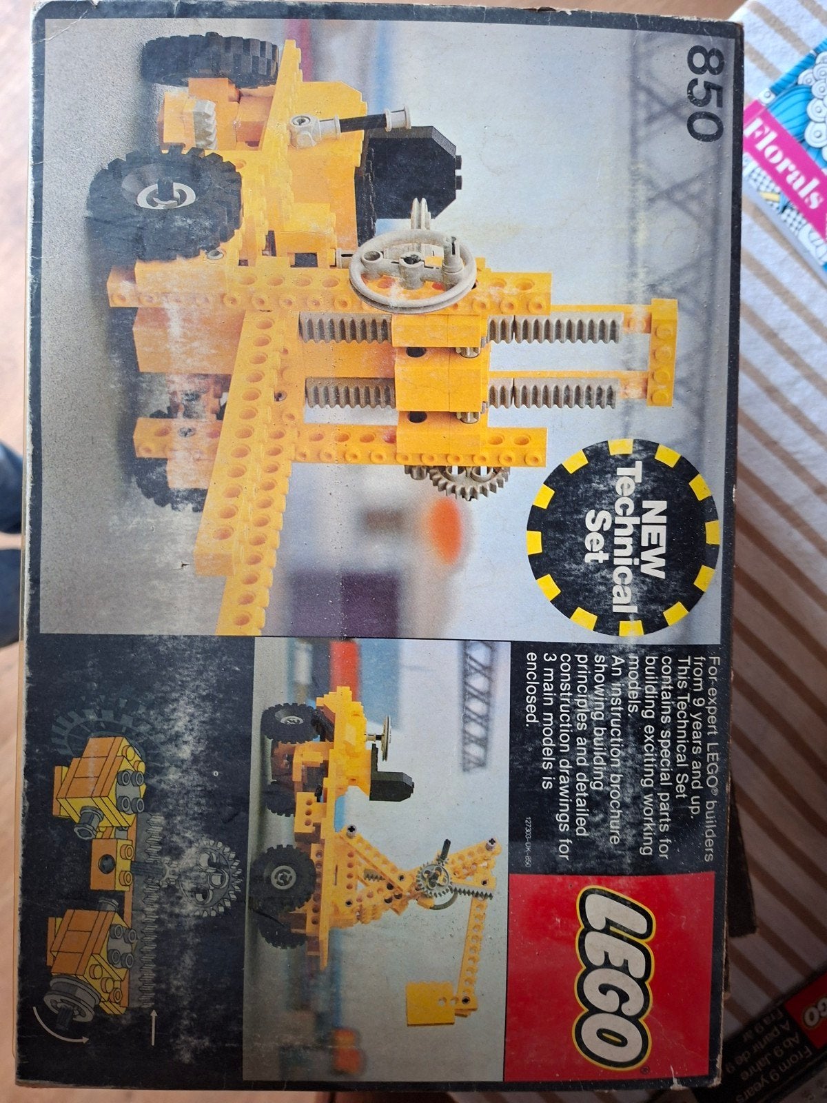 Vintage LEGO Technic Set 850 - Technisch Set, Ophalen of Verzenden, Gebruikt, Overige merken