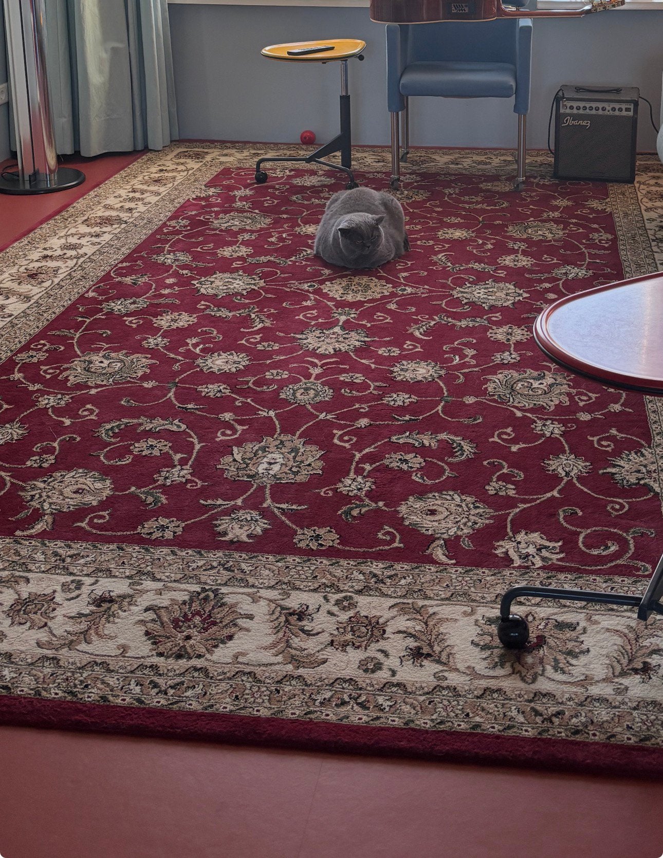 Vintage tapijt perzisch 2,5 x 3,5 m, Ophalen, Wit, 200 cm of meer, Zo goed als nieuw
