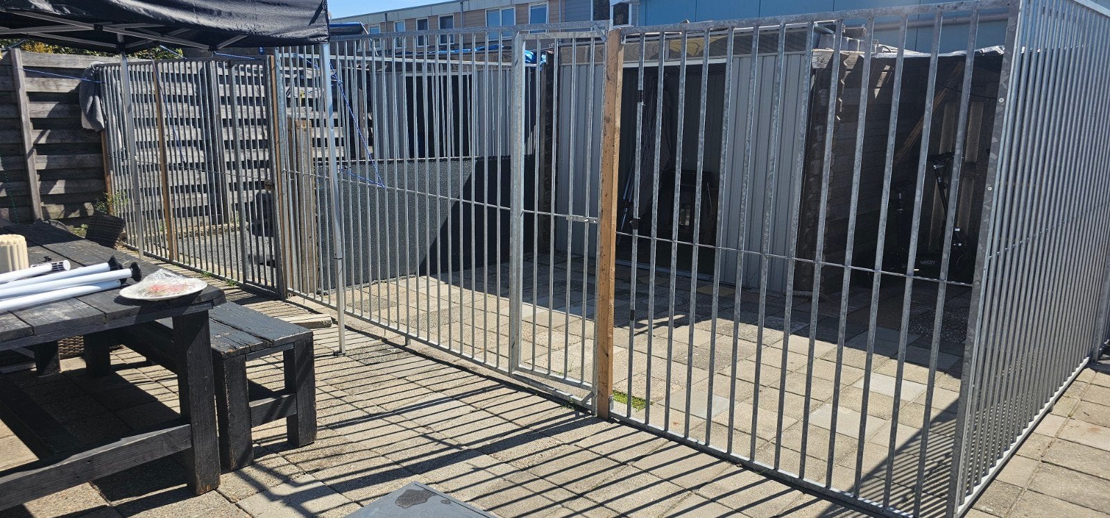 honden kennel, Ophalen, Hondenkennel, 100 cm of meer, 110 cm of meer