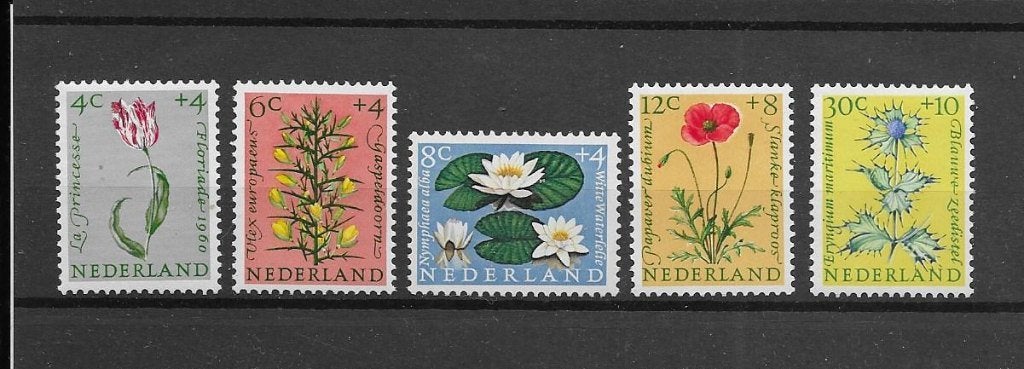 Nederland 1960, NVPH 738 t/m 742, Postfris., Ophalen of Verzenden, Na 1940, Postfris