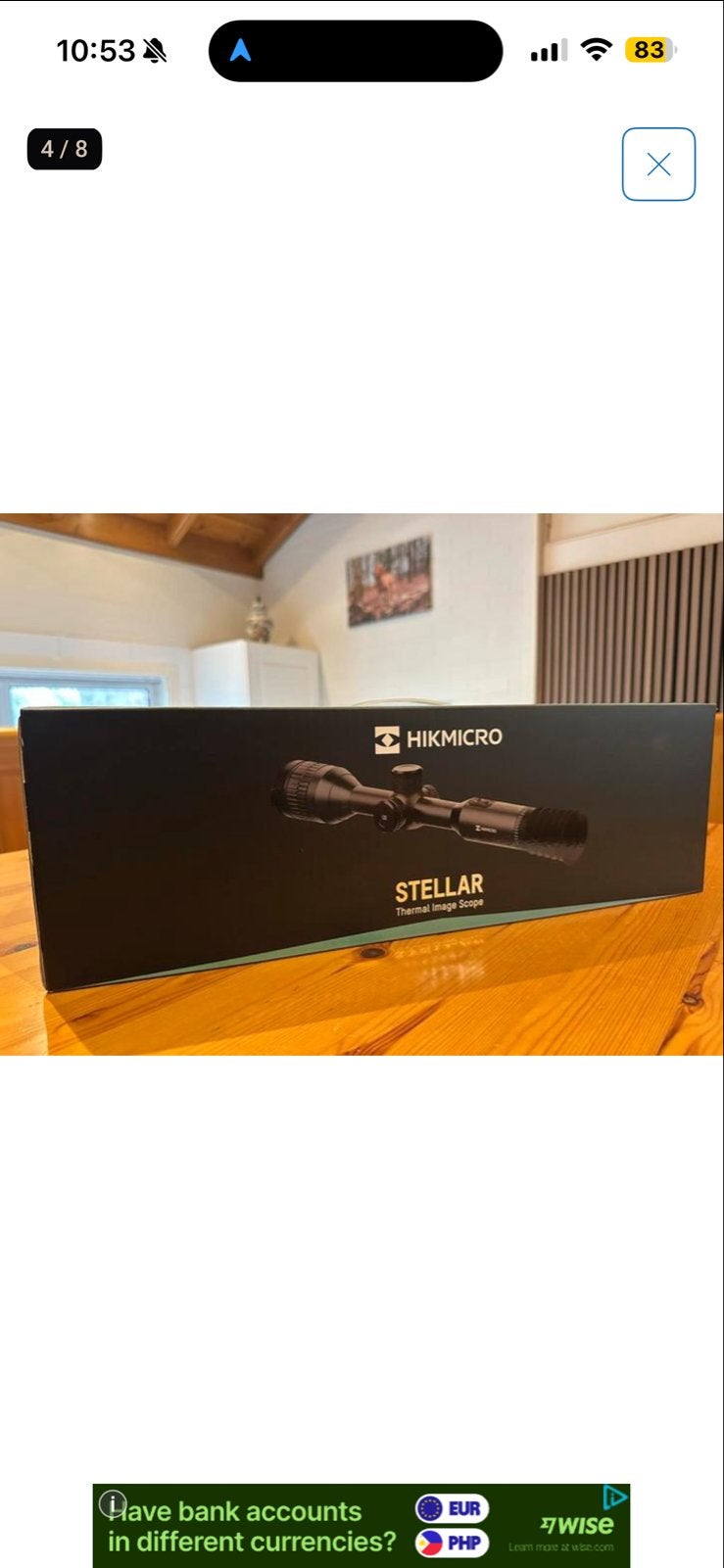 Hikmicro Stellar SH35 Warmtebeeld richtkijker met garantie, Overige typen, Ophalen of Verzenden, 8 tot 12x, Nachtkijker