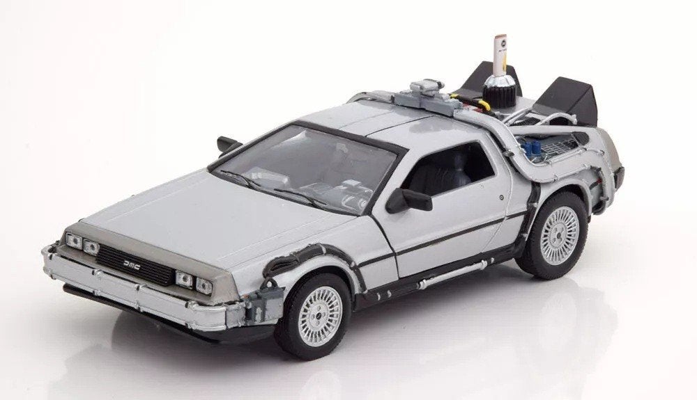 Delorean DMC12 Time Machine Back to the Future, 1/24, Welly, Auto, ., Nieuw, Ophalen of Verzenden