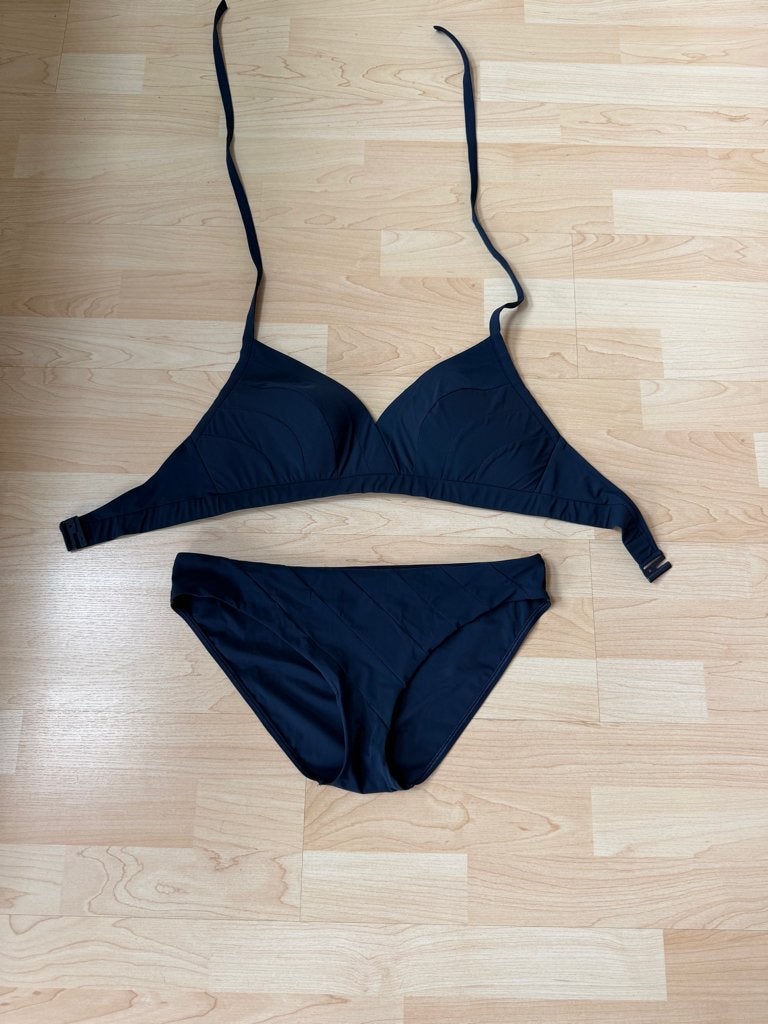 Chantelle - Donkerblauwe bikini 85C + maat 42, Blauw, Chantelle, Ophalen of Verzenden, Zo goed als nieuw