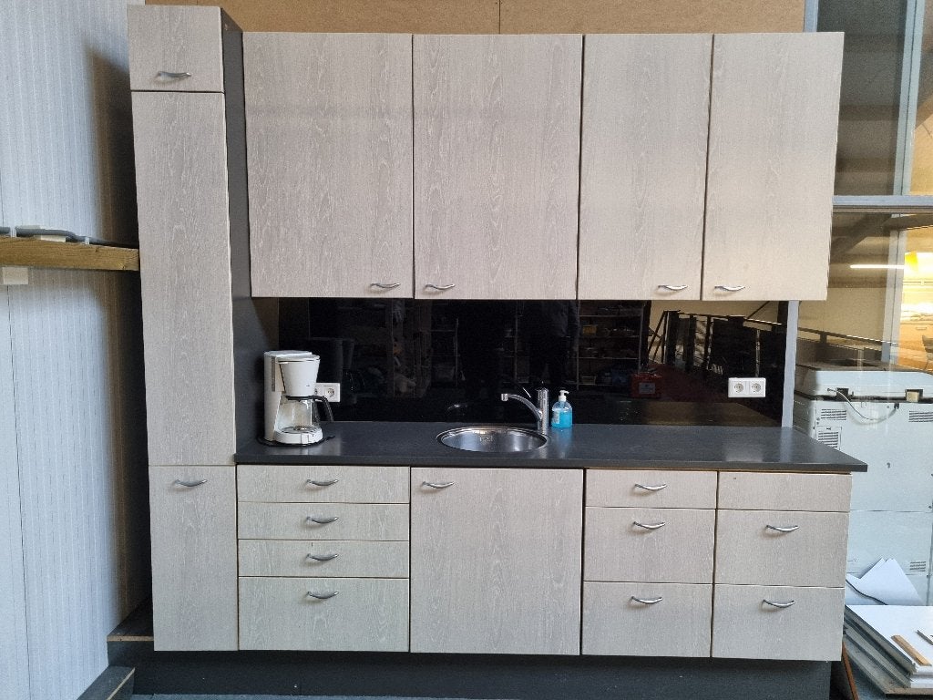 Keukenblok, Ophalen, Gebruikt, Enkelwandige keuken, Hout