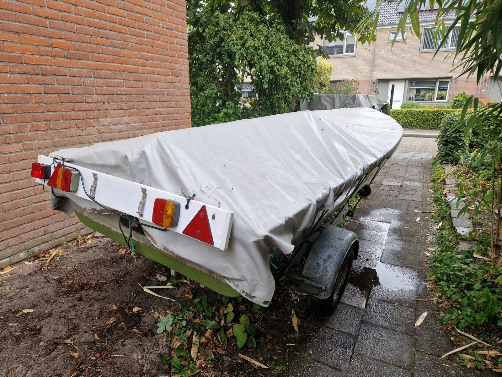 marine 14m aluminium visboot pega trailer suzuki df6a 6pk, Ophalen, Gebruikt, Quicksilver, Aluminium