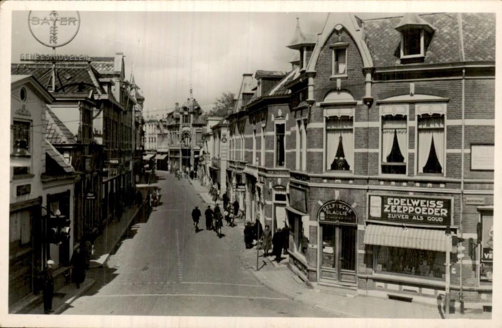 Apeldoorn - Hoofdstraat - Edelweiss zeeppoeder reclame, Verzamelen, Ophalen of Verzenden, 1920 tot 1940, Ongelopen, Gelderland