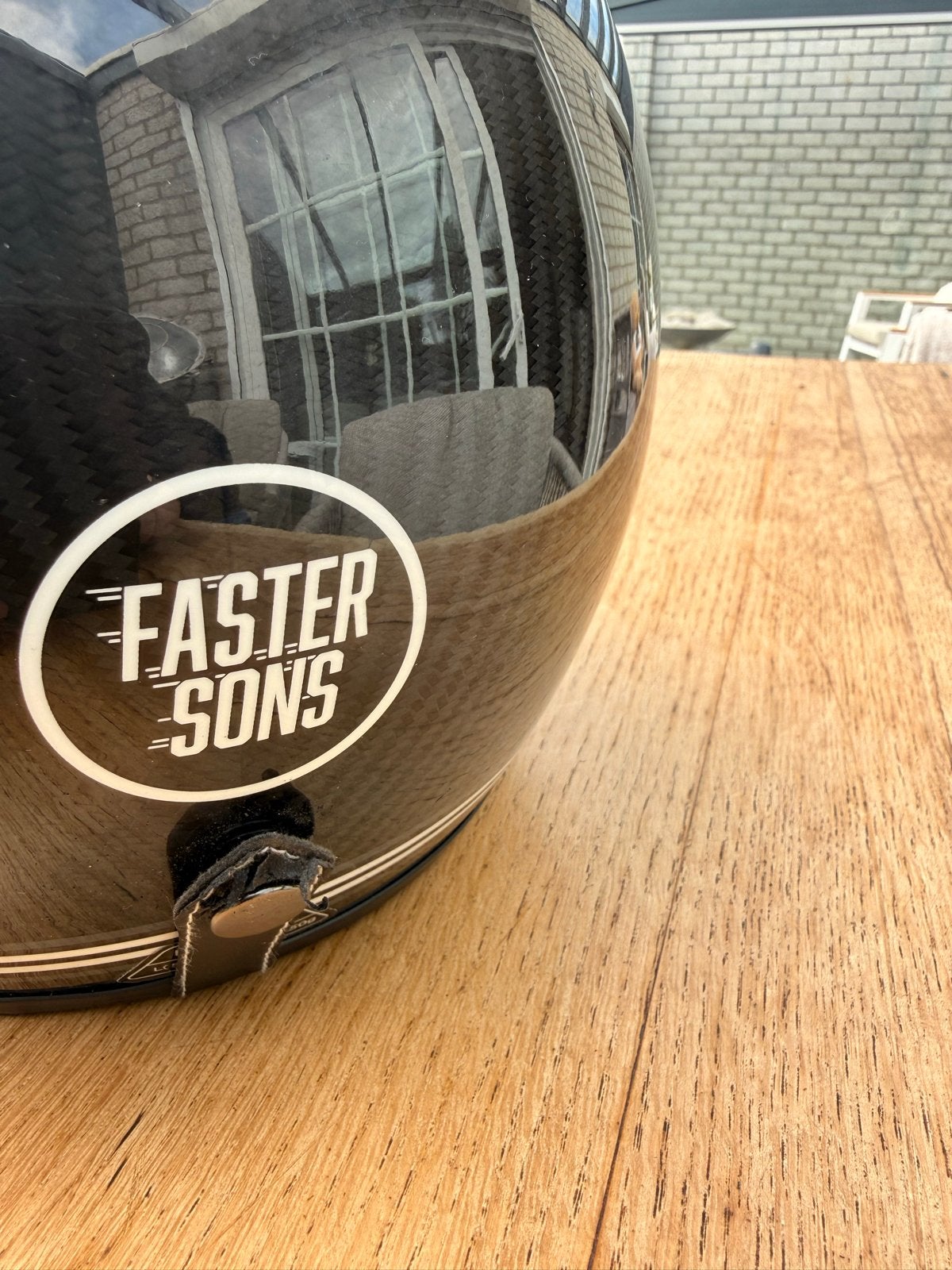 Faster Sons Jethelm - Maat L - Carbon Look, Motoren, Kleding | Motorhelmen, Overige merken, Heren, Jethelm, Ophalen of Verzenden