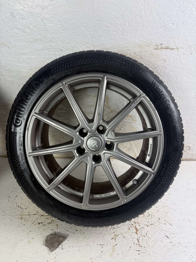 Audi A4 A5 VW Passat Skoda Superb velgen 18" 5x112 winterset, Niet ingevuld, 18 inch, Banden en Velgen, Niet ingevuld