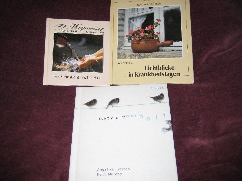 Wegweiser, Lichtblicke in Krankheitstagen, Spatzen-Weisheit, Ophalen of Verzenden, Zo goed als nieuw
