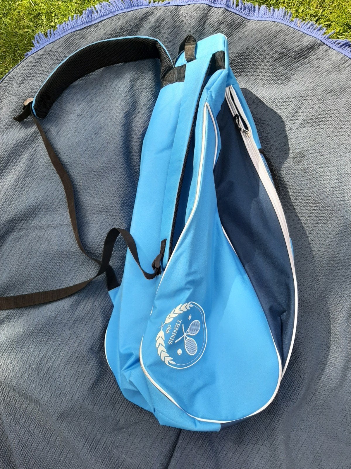 Tennis Rackettas - Blauw met Ruimte voor Meerdere Rackets, Sport en Fitness, Ophalen of Verzenden, Zo goed als nieuw