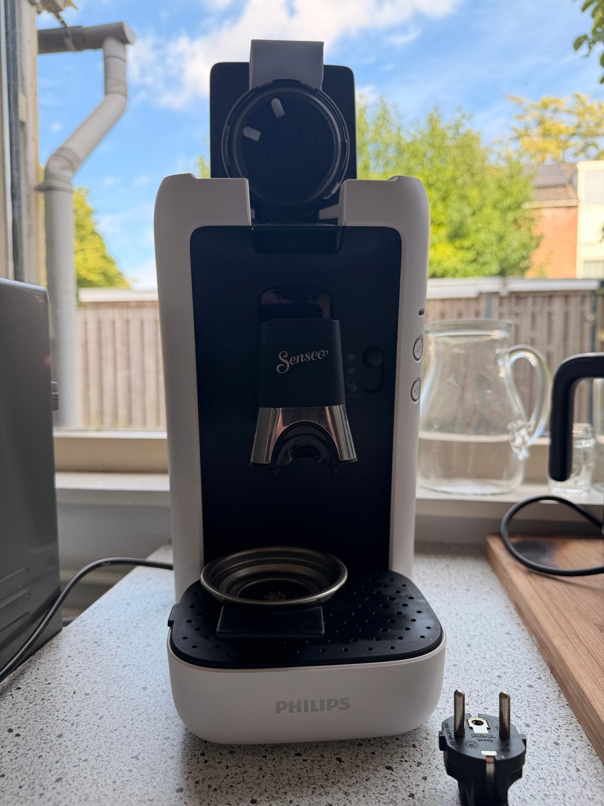 Philips Senseo koffiezetapparaat met pads, Ophalen, Koffiemachine, Zo goed als nieuw, 4 tot 10 kopjes