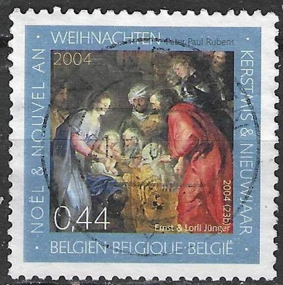 Belgie 2004 - Yvert 3320 /OBP 3333 - Kerstmis (ST), Verzenden, Gestempeld, Kerst