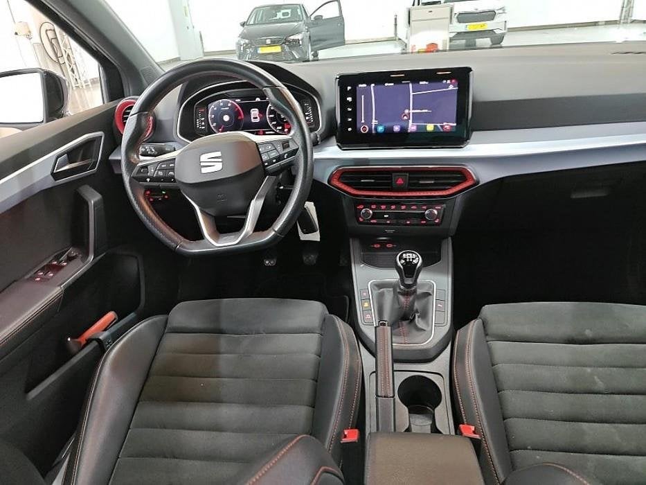 Seat Ibiza 1.0 TSI FR BUS INT. BJ 22, LEER/ ALCANTARA /ZWART, Auto's, 1071 kg, Alcantara, Origineel Nederlands, Bedrijf