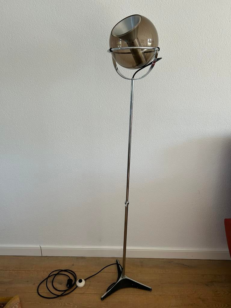 Raak Globe D 2000 vloerlamp lamp vintage retro, Huis en Inrichting, Ophalen of Verzenden, Zo goed als nieuw, Nvt, 150 tot 200 cm