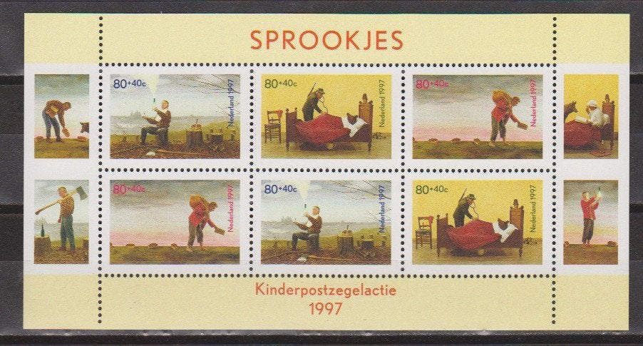 NVPH 1739 PF Kinderzegels 1997 Blokken 1965/2000 voor 10% CW, Ophalen of Verzenden, Na 1940, Postfris