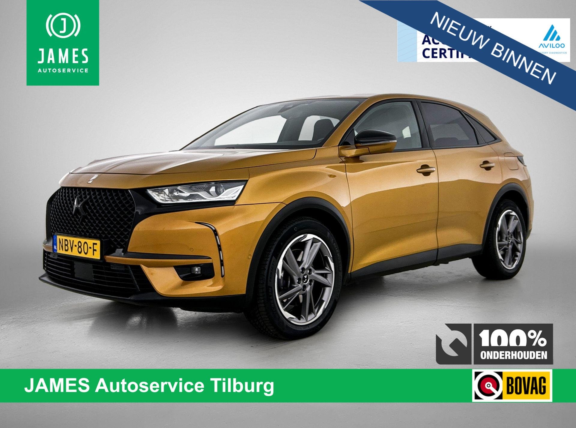 DS 7 Crossback E-Tense 225PK Business CAMERA | VIRTUAL | NAV, Auto's, Stof, Euro 6, Plug-in hybride, Hybride Elektrisch/Benzine