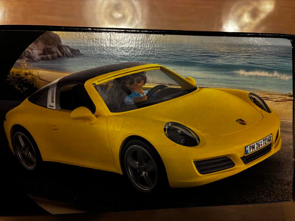 Playmobil Porsche 911 Targa 4S - Geel (72148), Ophalen of Verzenden, Nieuw, Jongen of Meisje