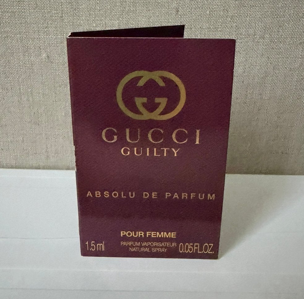 Gucci Guilty Absolu de Parfum tester sample proefje, Ophalen of Verzenden, Zo goed als nieuw