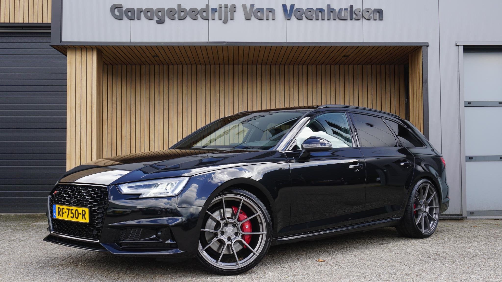 Audi S4 Avant 3.0 TFSI V6T 354pk Quattro *Black Optik* Pano., Auto's, Audi, Gebruikt, 2995 cc, 1650 kg, Zwart